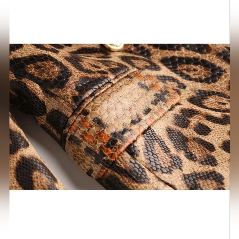 Designed luxury skin reptil print women blaze NEW - Picture 4 of 8